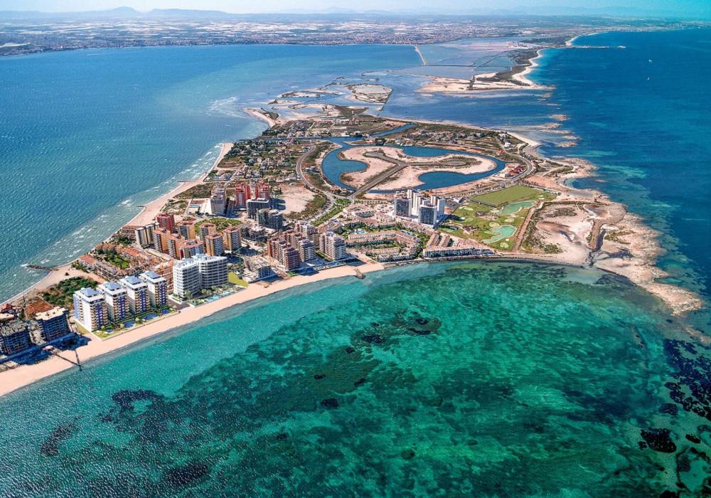 Fotografía del mar en La Manga del Mar Menor