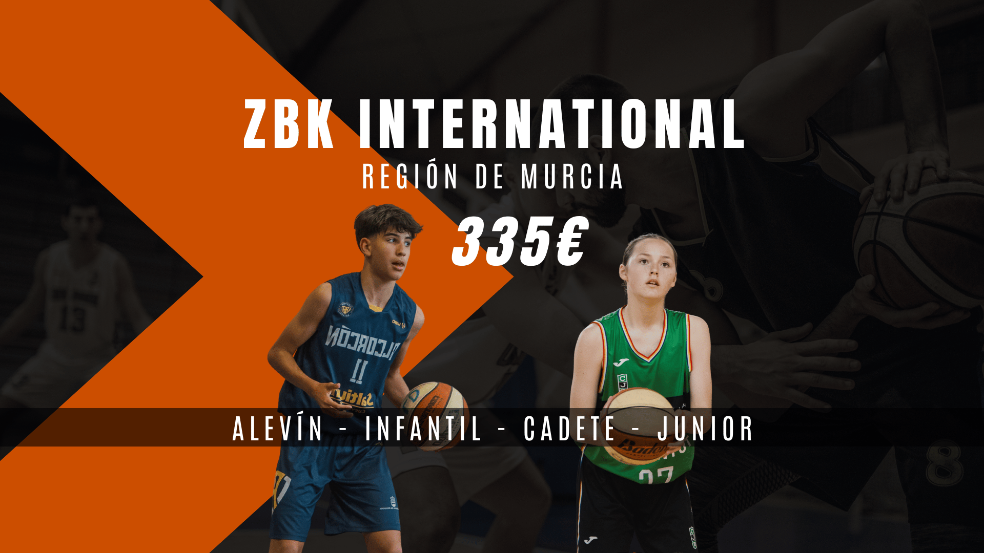 Portada torneo zbk international imagen de dos jugadores de baloncesto